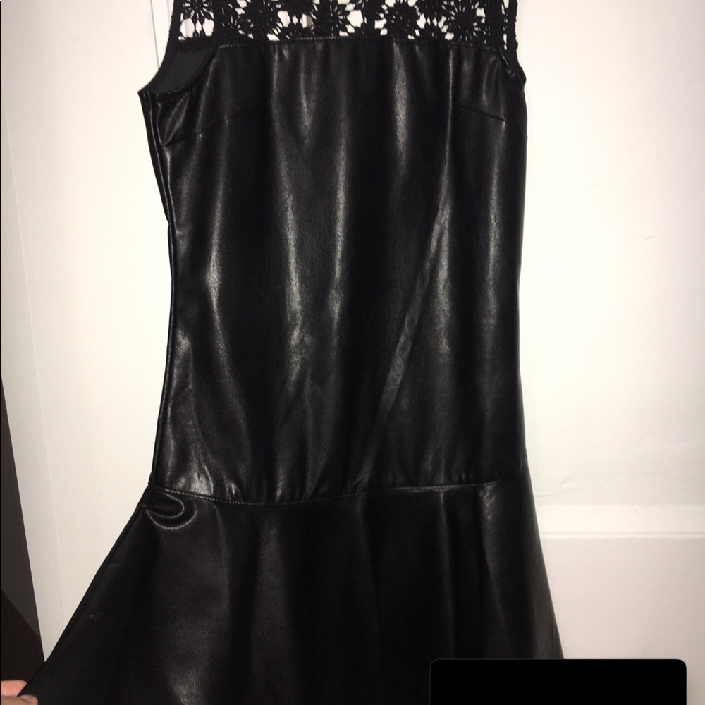 Kids leather dress